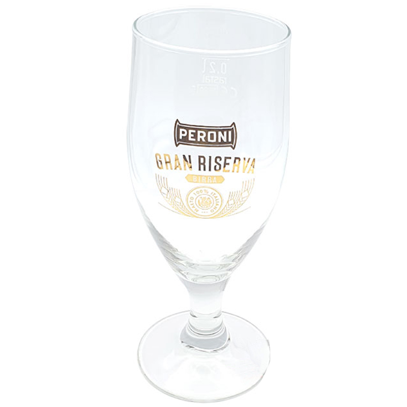 PERONI GRAN RISERVA BEER SET OF 6 CL 40 GLASSES